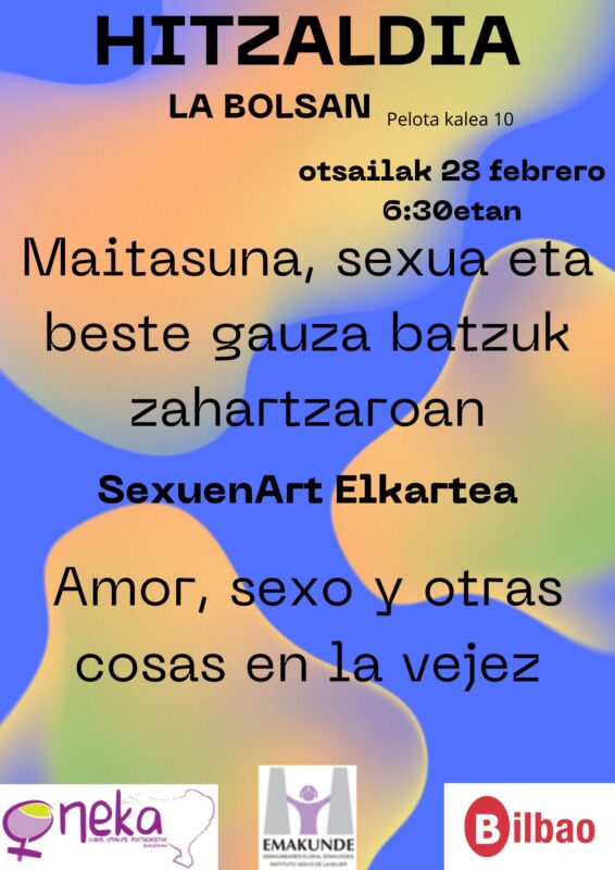 “Amor, sexo y otras cosas en la vejez”